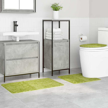 Conjunto de Tapetes de Banho Antiderrapantes 3 pcs Verde