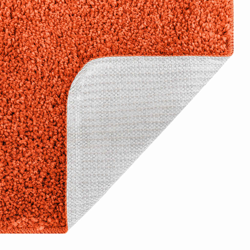 Conjunto de Tapetes de Banho Antiderrapantes 3 pcs Laranja