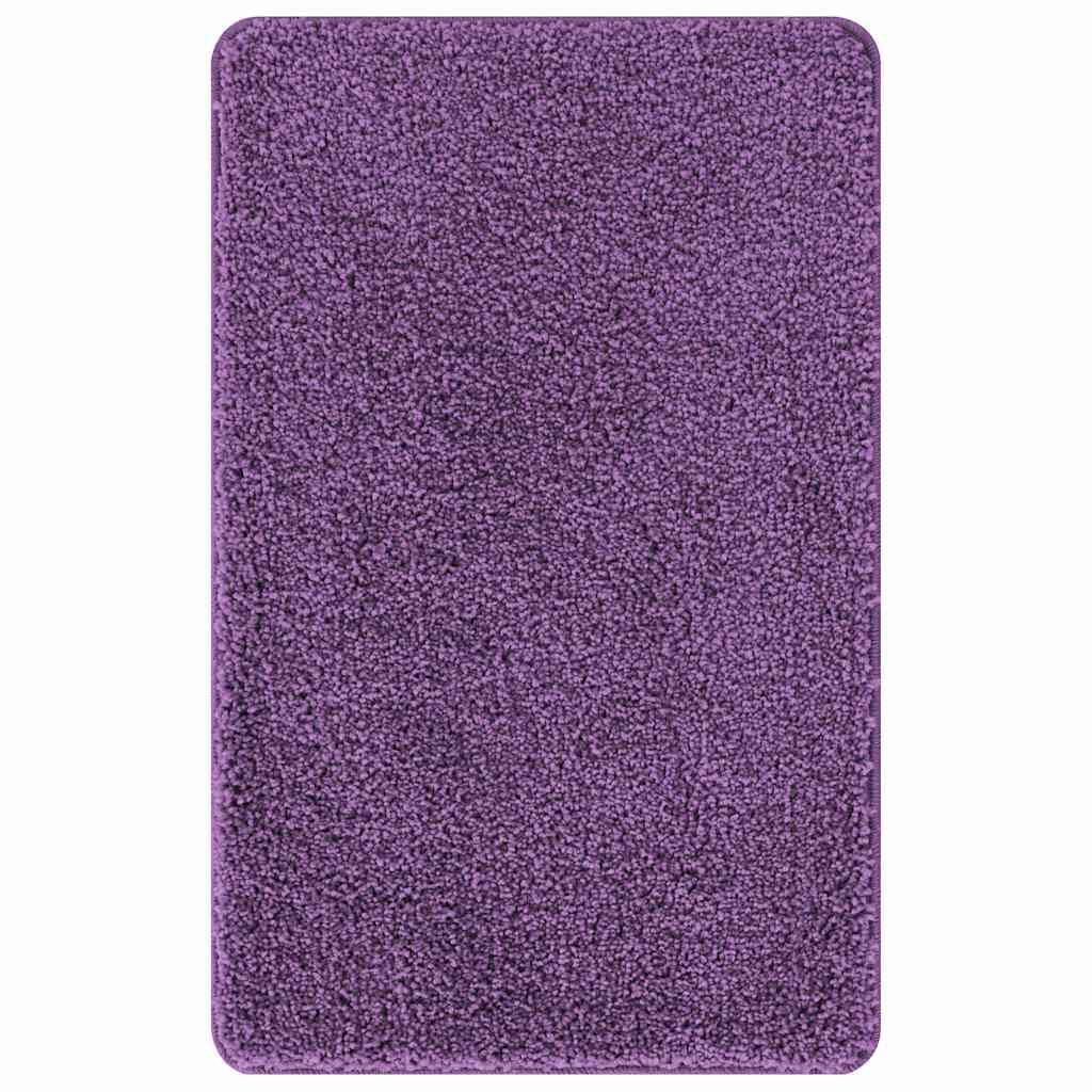 Conjunto de Tapetes de Banho Antiderrapantes 3 pcs Roxo