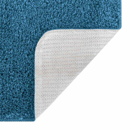 Conjunto de Tapetes de Banho Antiderrapantes 3 pcs Azul