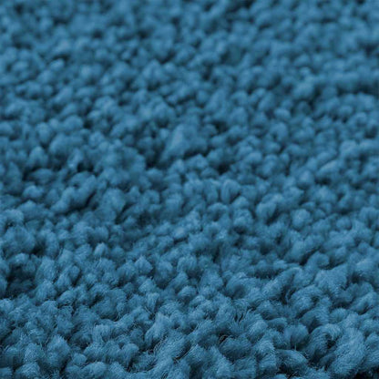Conjunto de Tapetes de Banho Antiderrapantes 3 pcs Azul