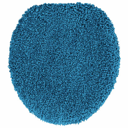 Conjunto de Tapetes de Banho Antiderrapantes 3 pcs Azul