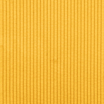 Sofá modular com almofadas tecido corduroy amarelo-claro