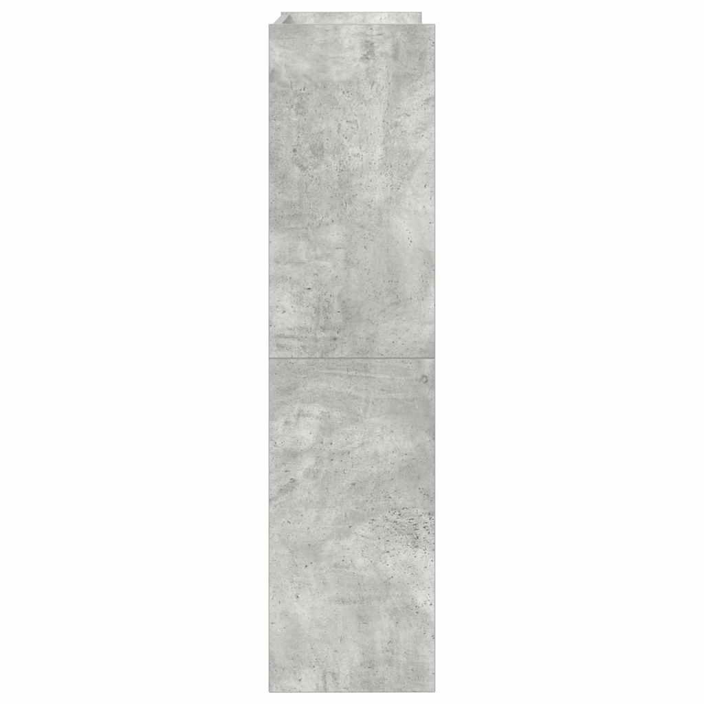 Sapateira 60x25x100 cm derivados de madeira cinzento cimento