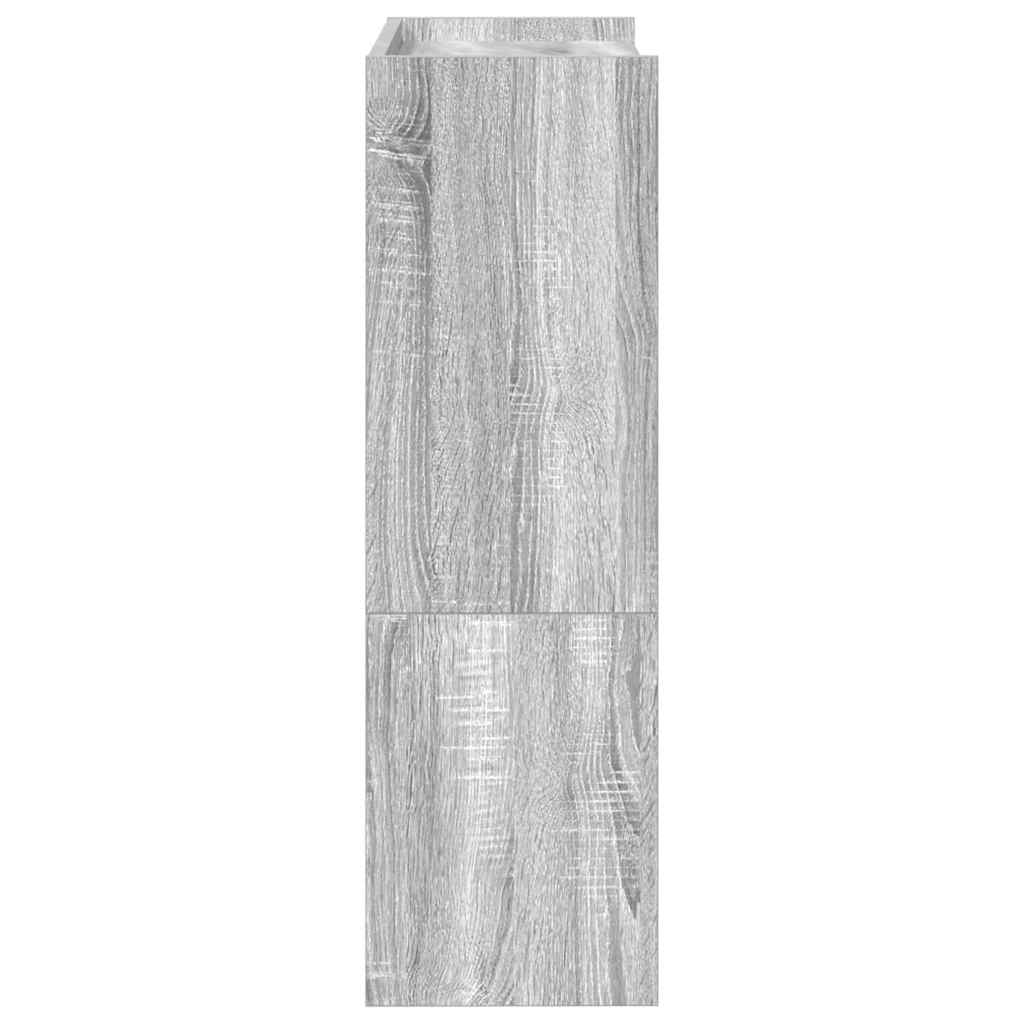 Sapateira 60x25x81 cm derivados de madeira cinzento sonoma