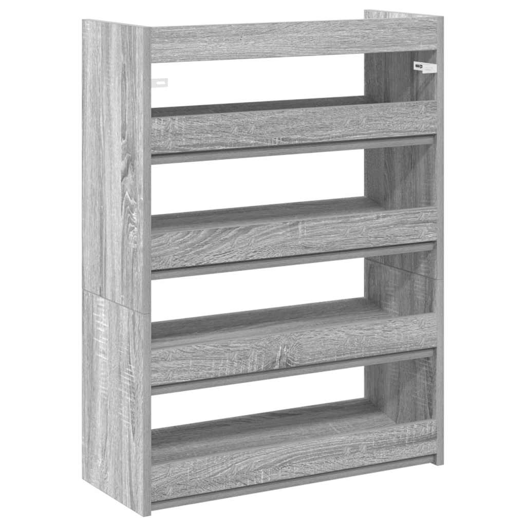 Sapateira 60x25x81 cm derivados de madeira cinzento sonoma