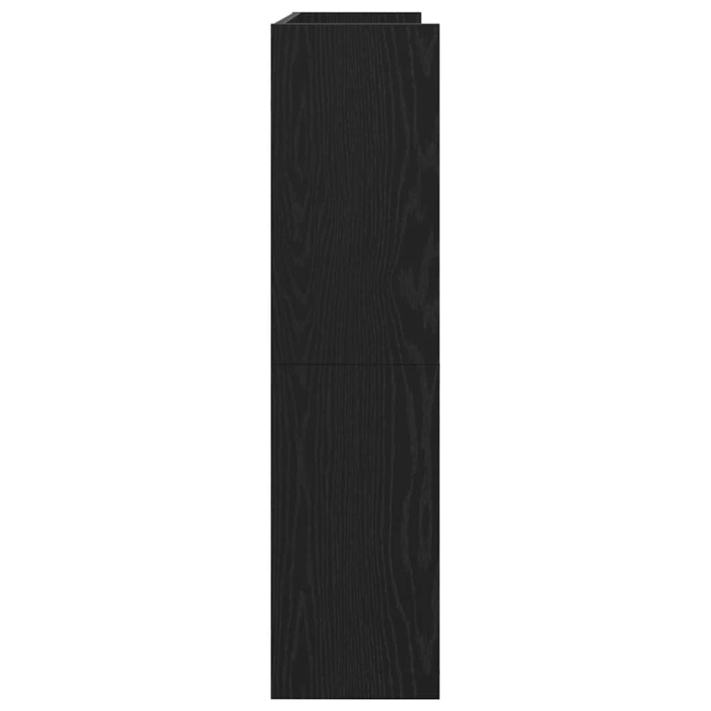 Sapateira 80x25x100 cm derivados de madeira preto