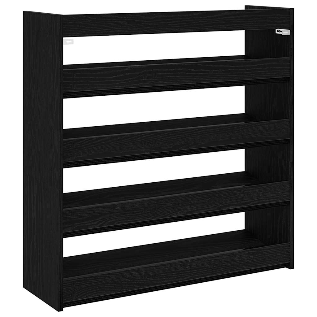 Sapateira 80x25x81 cm derivados de madeira preto