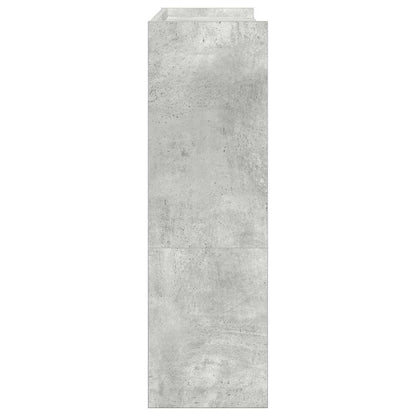 Sapateira 80x25x81 cm madeira processada cinzento cimento