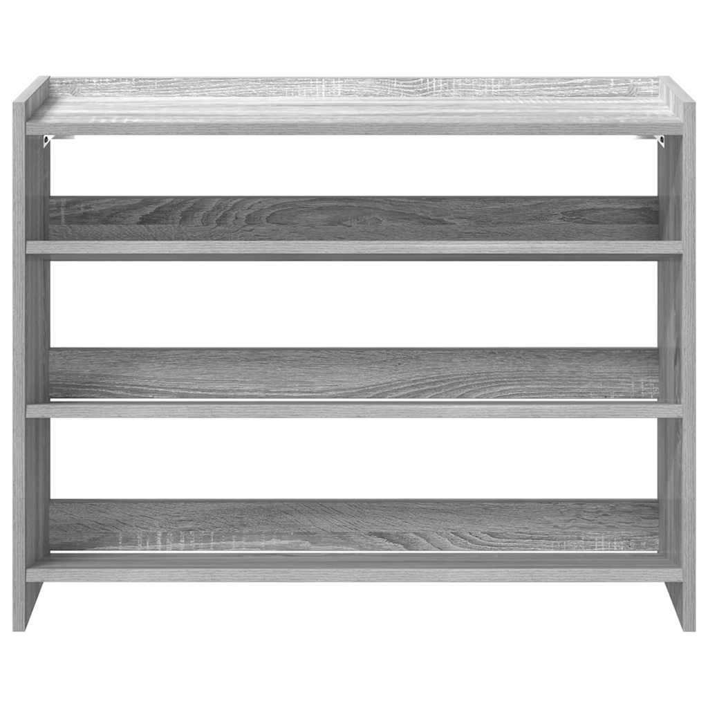 Sapateira 80x25x62 cm derivados de madeira cinzento sonoma