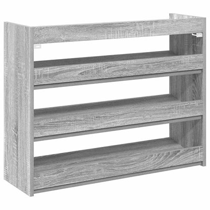 Sapateira 80x25x62 cm derivados de madeira cinzento sonoma
