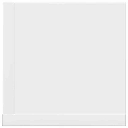 Estantes parede 2pcs 100x16,5x16,5 cm derivados madeira branco