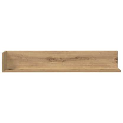 Prateleiras de parede 2pcs derivados madeira carvalho artisiano