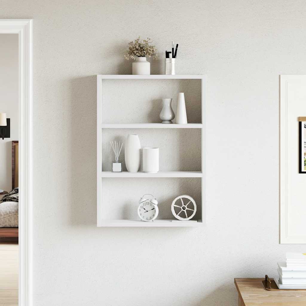 Prateleira de parede 43x9x60 cm derivados de madeira branco
