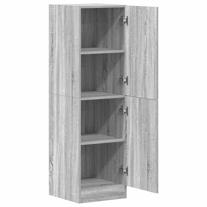 Armário cozinha 38x41,5x131,5cm derivados madeira sonoma cinza