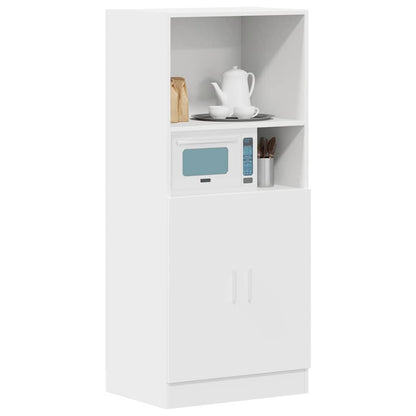 Armário de cozinha 57x41,5x131,5 cm derivados de madeira branco