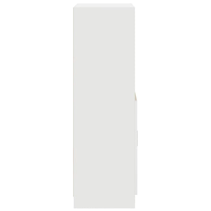 Armário de cozinha 57x41,5x131,5 cm derivados de madeira branco