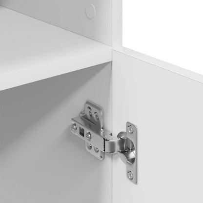 Armário de cozinha 57x41,5x131,5 cm derivados de madeira branco