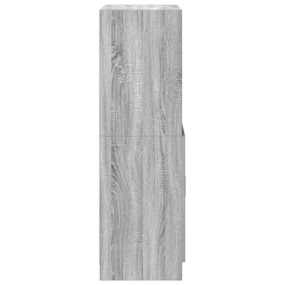 Armário cozinha 57x41,5x131,5 cm derivados madeira sonoma cinza