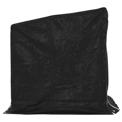 Rack de lenha com tampa de chuva 101x61x110,5cm aço galvanizado