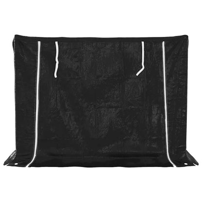 Rack de lenha tampa de chuva 151x80,5x110,5 cm aço galvanizado