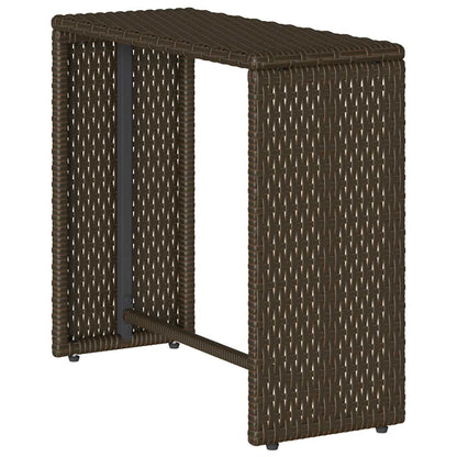 5 pcs conjunto sofás de jardim c/ almofadões empilhável vime PE