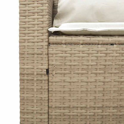 5 pcs conjunto sofás de jardim c/ almofadões empilhável vime PE