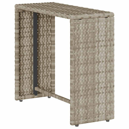 5 pcs conjunto sofás de jardim c/ almofadões empilhável vime PE