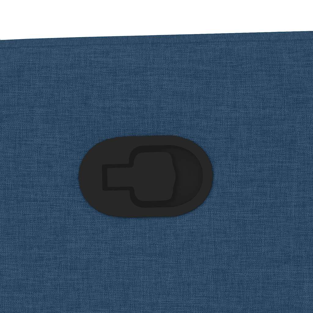 Poltrona reclinável tecido azul