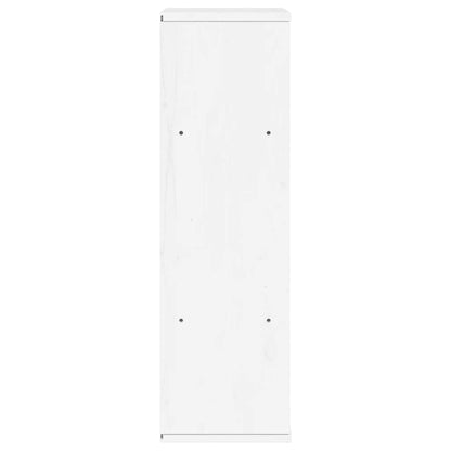 Armário lateral ODDA branco 40x24x79 cm pinho de madeira maciça