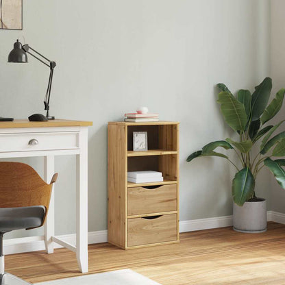 Armário lateral com gavetas 40x24x79 cm pinho de madeira maciça