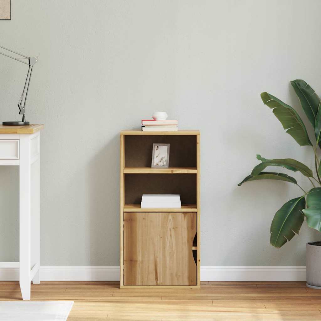 Armário lateral ODDA 40x24x79 cm pinho de madeira maciça