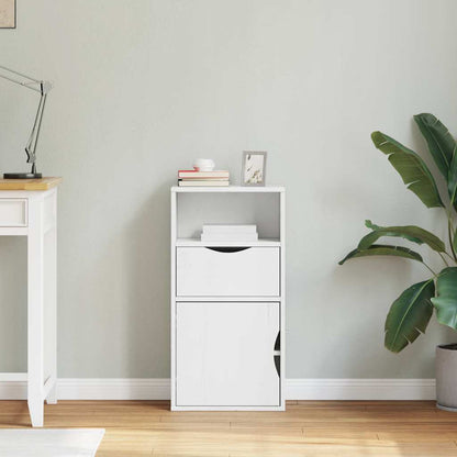 Armário lateral gaveta ODDA 40x24x79 cm pinho de madeira maciça