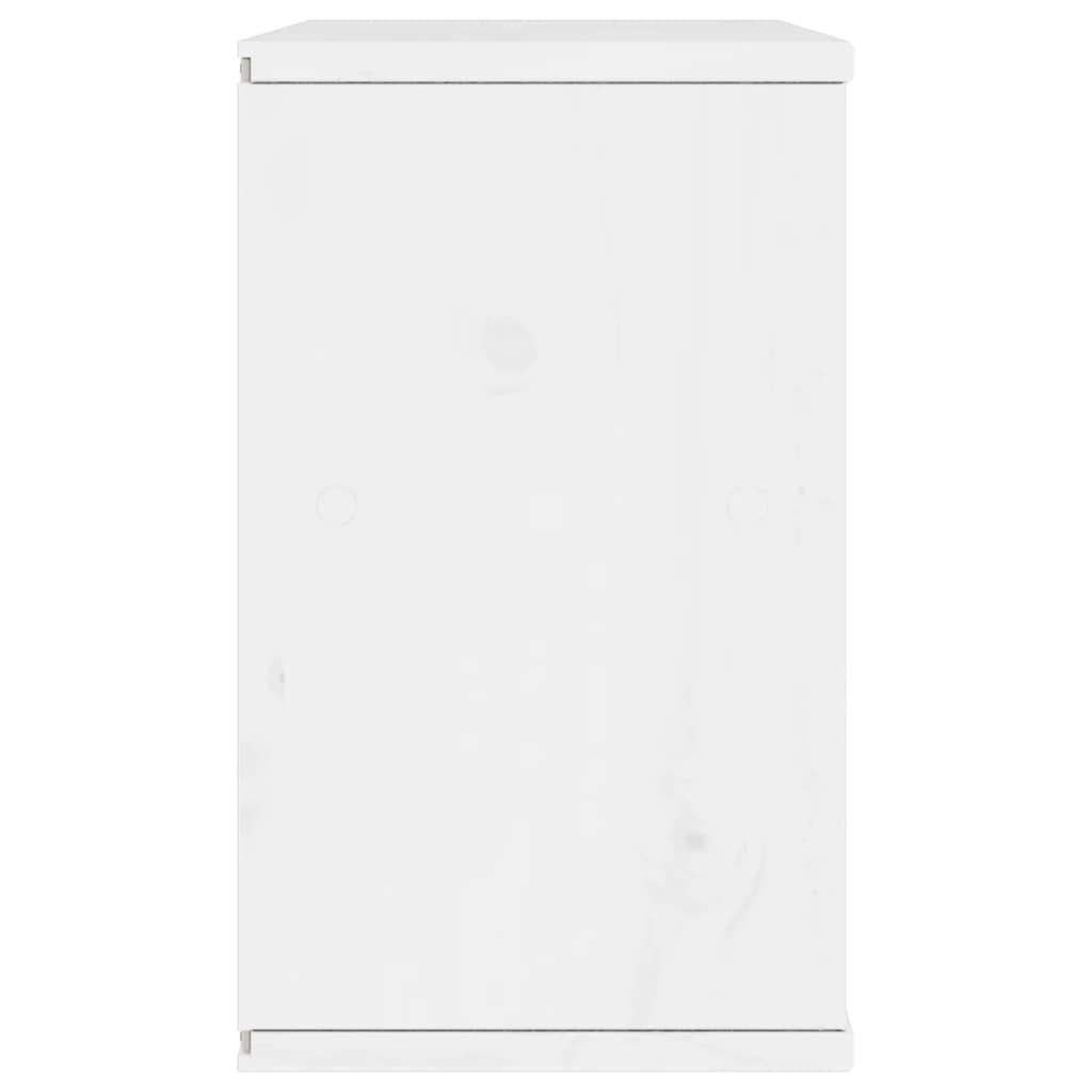 Armário para TV Madeira maciça de pinho Branco