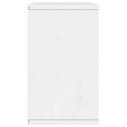 Armário para TV Madeira maciça de pinho Branco