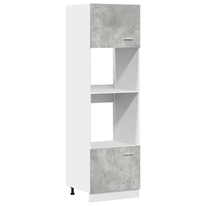 7 pcs conj. móveis casa banho “Lyon” cinza cimento