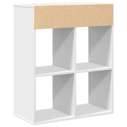Estante branco 66x31x80 cm derivados de madeira