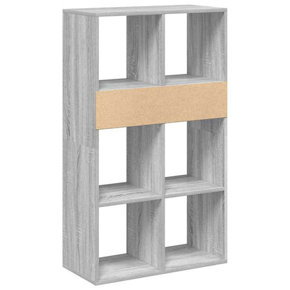Estante cinzento sonoma 66x31x112 cm derivados de madeira