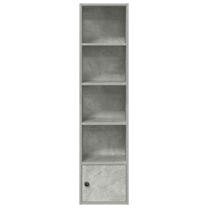Estante 31x24x127 cm derivados de madeira cinzento cimento