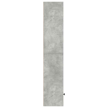 Estante 31x24x127 cm derivados de madeira cinzento cimento