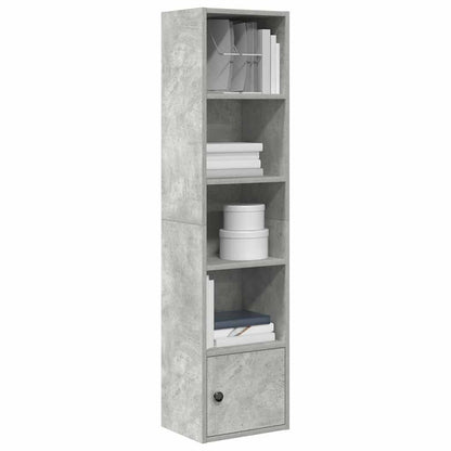 Estante 31x24x127 cm derivados de madeira cinzento cimento