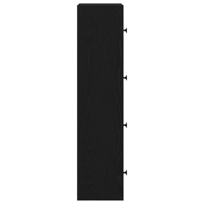 Estante 40x24x102 cm derivados de madeira carvalho preto