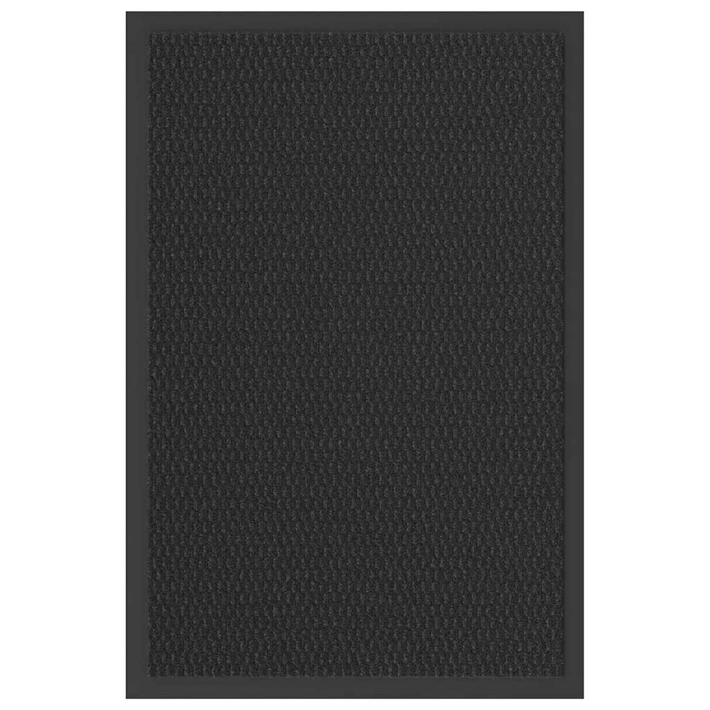 Tapete de porta 40x60 cm preto