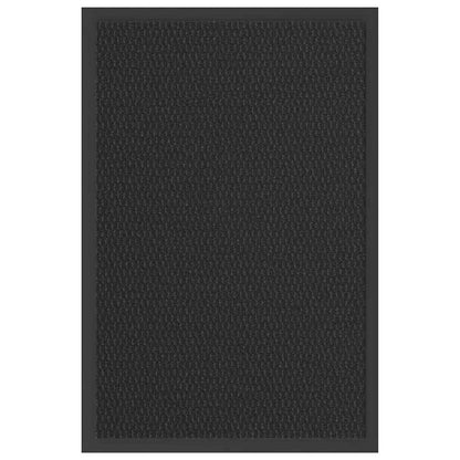 Tapete de porta 40x60 cm preto
