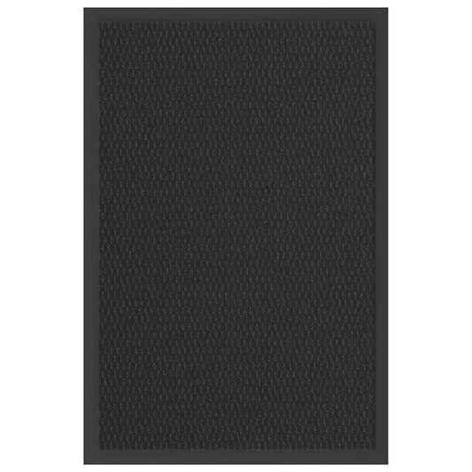 Tapete de porta 40x60 cm preto