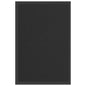 Tapete de porta 40x60 cm preto