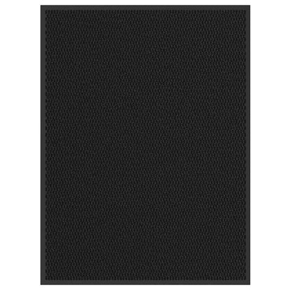 Tapete de porta 80x120 cm preto