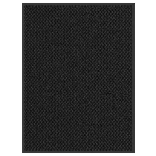 Tapete de porta 80x120 cm preto