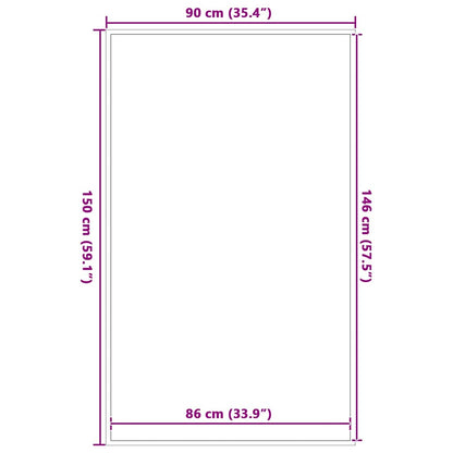 Capacho 90x150 cm castanho