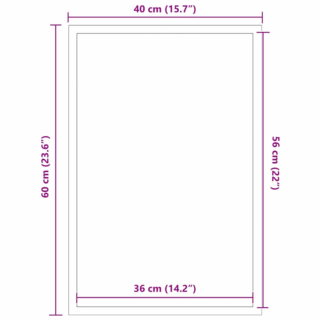 Tapete de Entrada Preto e Cinza 40 x 60 cm Polipropileno e PVC